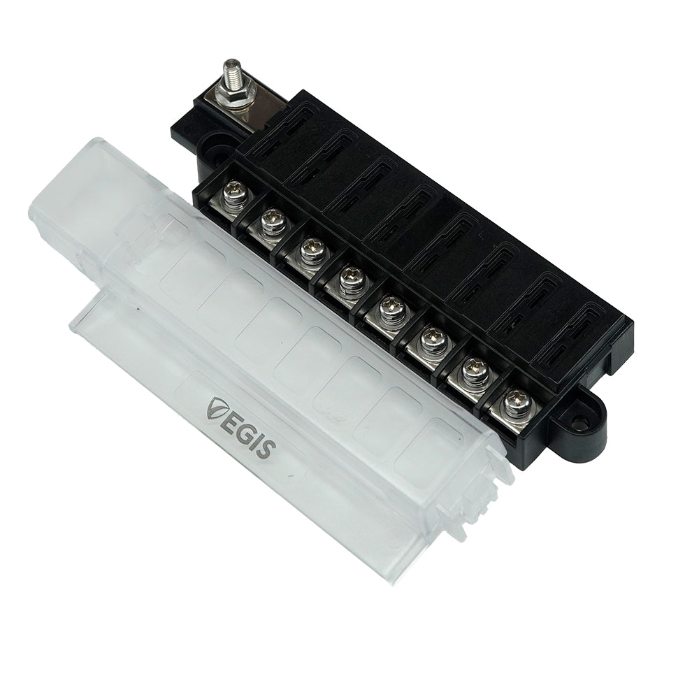 Egis RT Fuse Block - 8 Circuit w/Cover - Deckhand Marine Supply