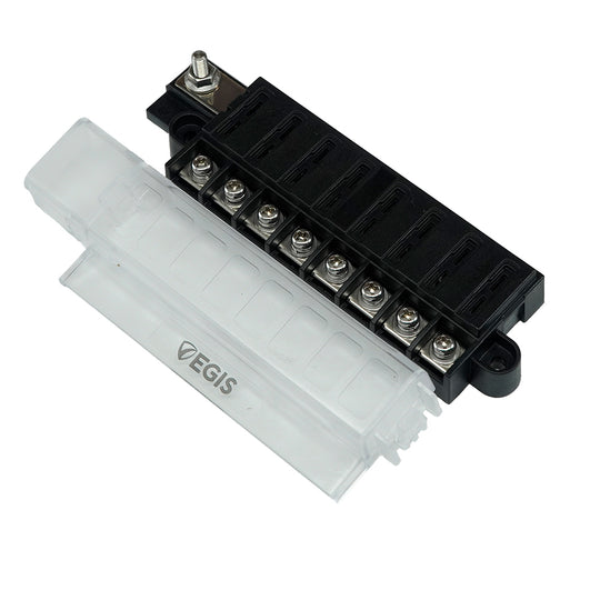 Egis RT Fuse Block - 8 Circuit w/Cover - Deckhand Marine Supply
