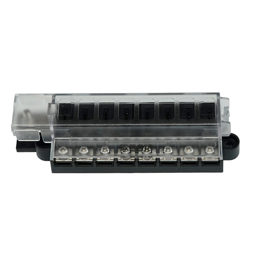 Egis RT Fuse Block - 8 Circuit w/Cover - Deckhand Marine Supply