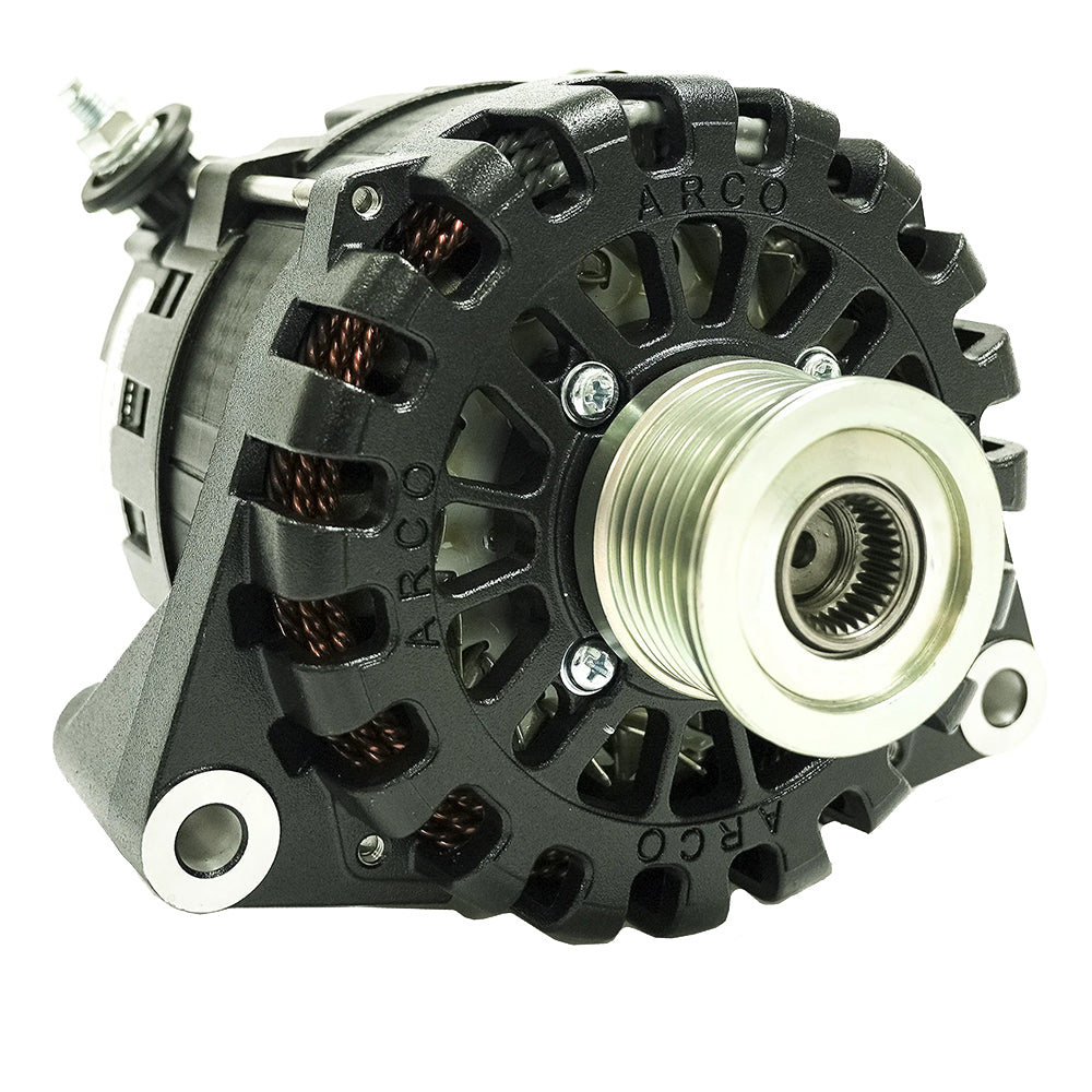 ARCO Marine Zeus 24V 4kW Low Turn On (LTO) N62 Alternator w/Clutch Pulley - Deckhand Marine Supply