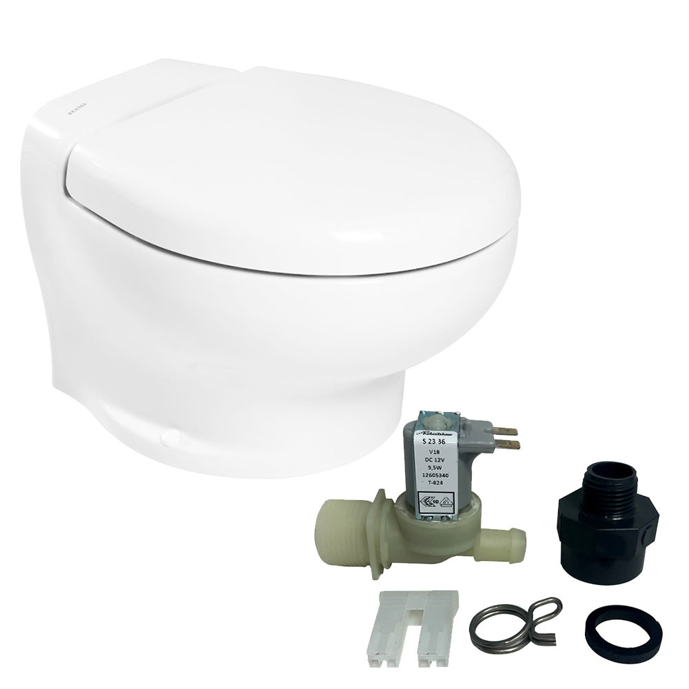 Thetford Nano Touch Compact Toilet Freshwater Kit - 12V - Deckhand Marine Supply