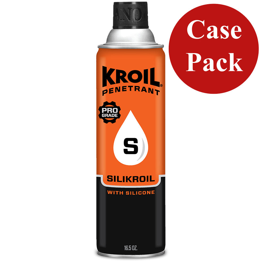 Kroil Silikroil Penetrant - Aerosol - 16.5oz Can with Silicone *Case of 12 - Deckhand Marine Supply