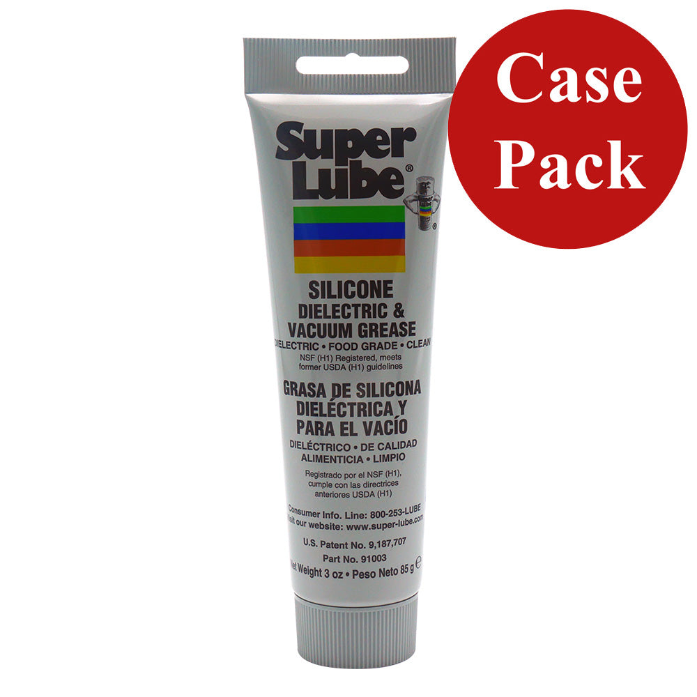 Super Lube Silicone Dielectric  Vacuum Grease - 3oz Tube *Case of 12 - Deckhand Marine Supply