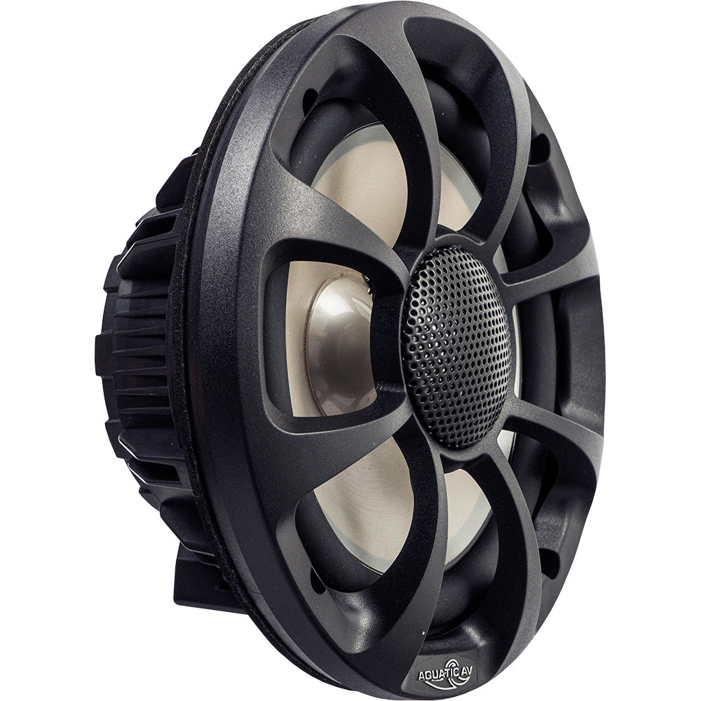 Aquatic AV 6.5" PRO Sport Speakers - Black (Pair) - Deckhand Marine Supply