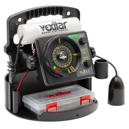 Vexilar FLX-12 Pro Pack II Fishing System w/12 Degree Ice Ducer - Deckhand Marine Supply