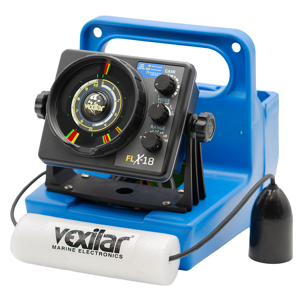 Vexilar FLX-18 Genz Pack w/12 Degree Ice-Ducer  DD-100 - Deckhand Marine Supply