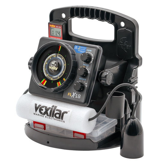 Vexilar FLX-18 Pro Pack II Fishing System w/12 Degree Ice-Ducer  DD-100 - Deckhand Marine Supply