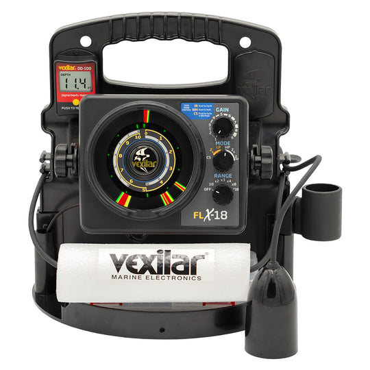 Vexilar FLX-18 Pro Pack II Fishing System w/12 Degree Ice-Ducer  DD-100 - Deckhand Marine Supply