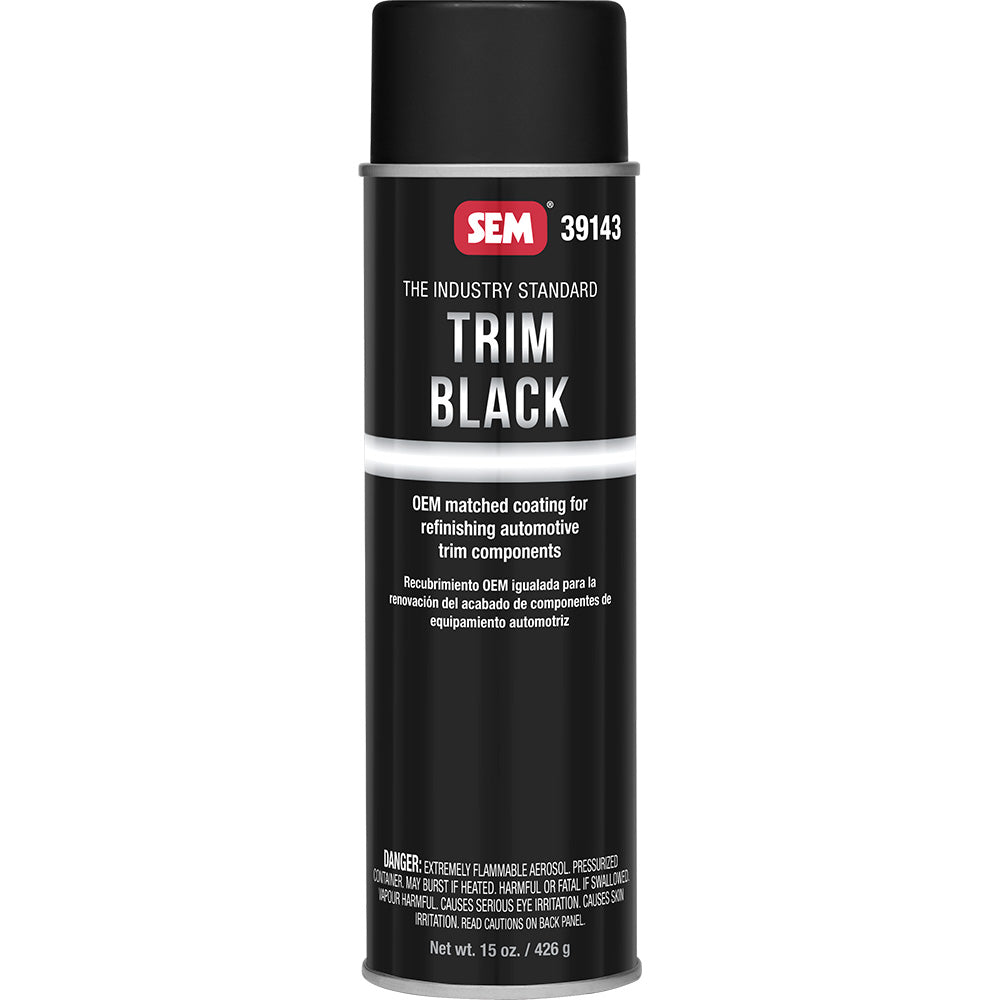SEM Trim Black - 20oz Aerosol Can - Deckhand Marine Supply