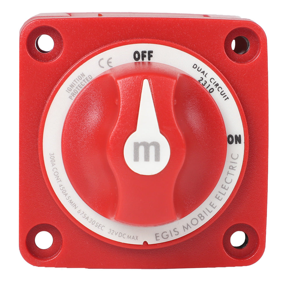 Egis M-Series 300A Dual Circuit Battery Switch Off/On - Deckhand Marine Supply