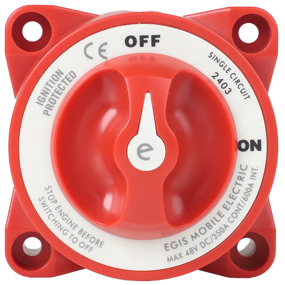 Egis E-Series 350A Battery Switch Off/On - Deckhand Marine Supply