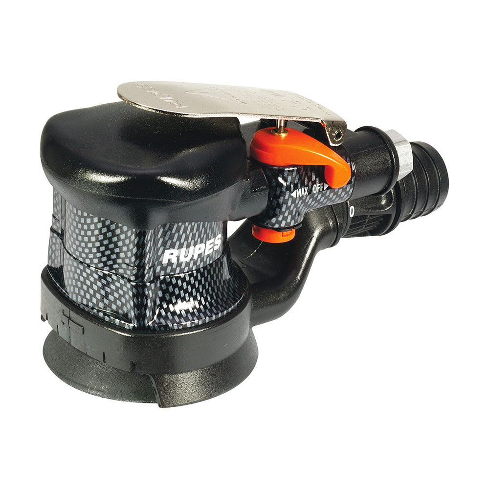 RUPES Pneumatic Random Orbital Palm Sander w/75mm Velcro Pad  Dust Extract (Central Vac) - Deckhand Marine Supply