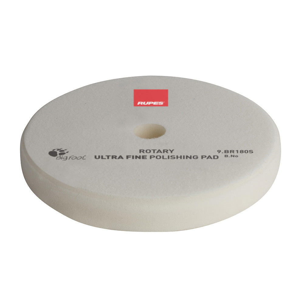 RUPES Rotary Ultra-Fine Polishing Foam Pad 155/160mm - White - Deckhand Marine Supply