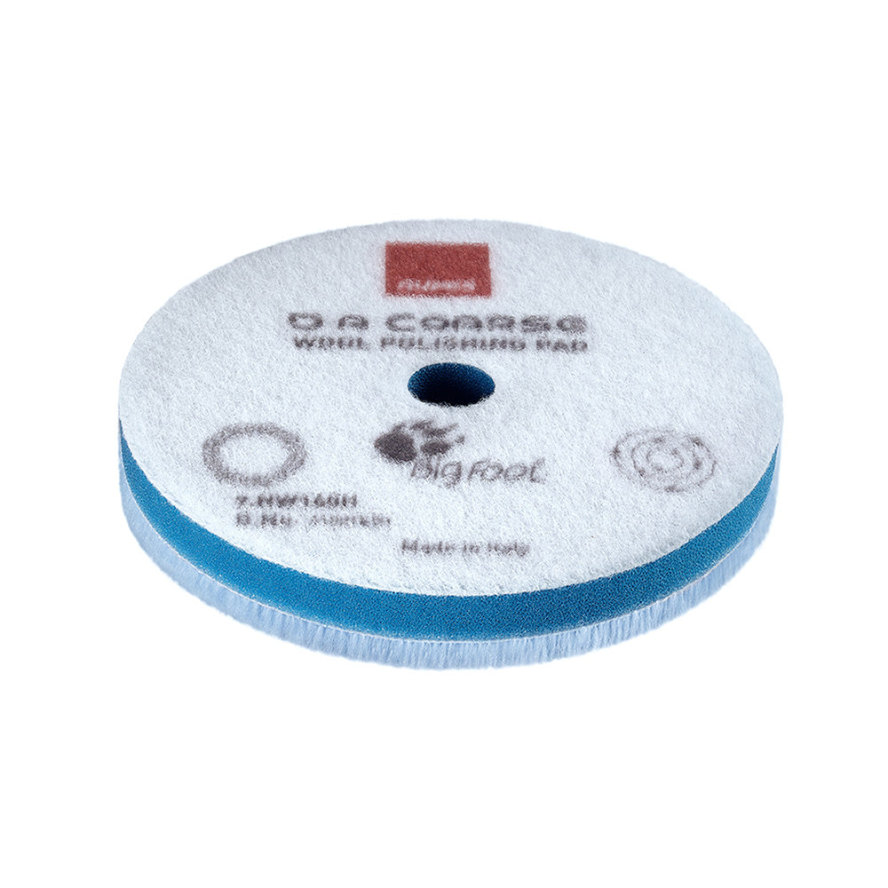 RUPES D-A Coarse Wool Polishing Pad 160mm - Blue - Deckhand Marine Supply