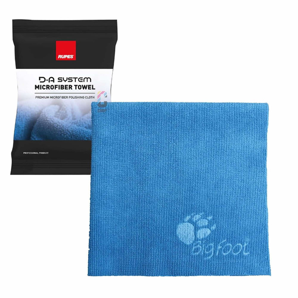 RUPES D-A System Microfiber Towel 16x16 - Blue - Deckhand Marine Supply