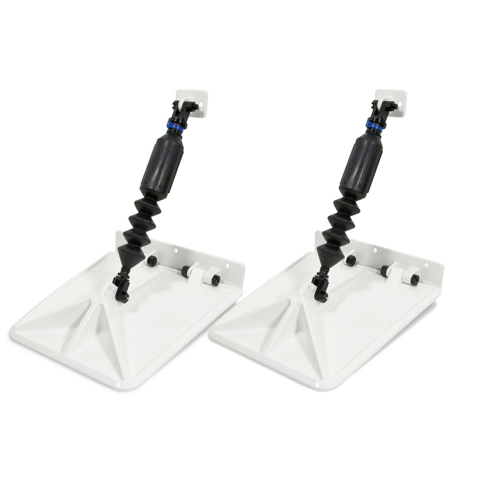 Lectrotab Smart Tabs SX 9.5 x 10 f/12-16 Boat w/40 - 80HP - White - Deckhand Marine Supply