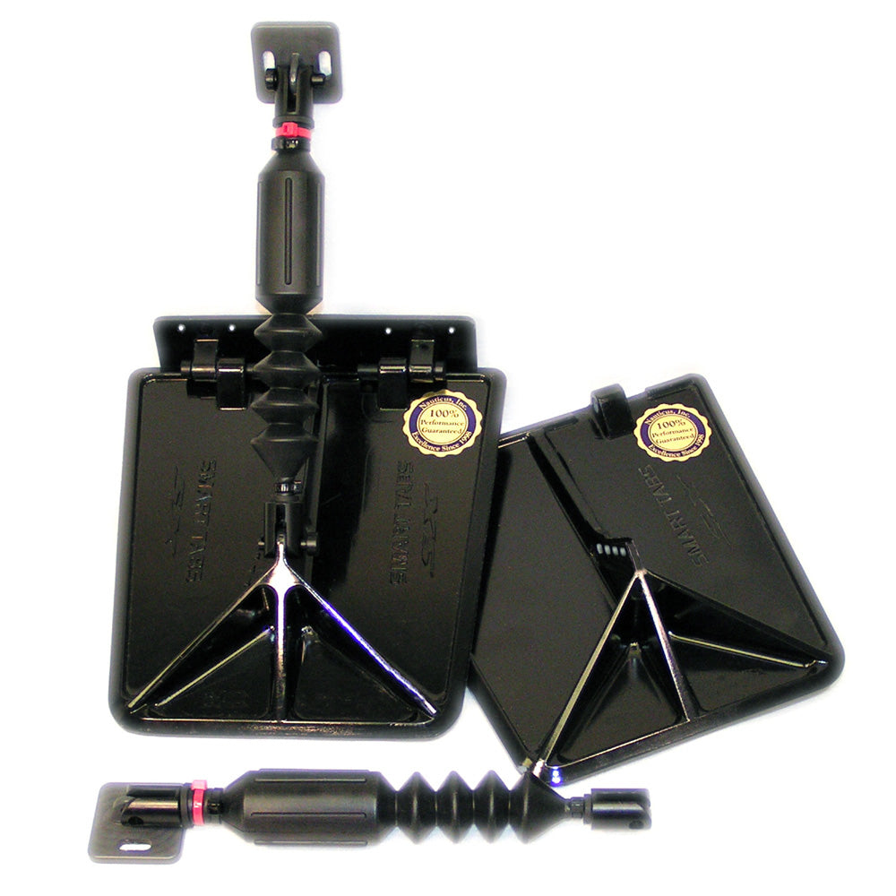 Lectrotab Smart Tab SX Trim Tabs f/13-15 Boat w/30 - 40HP - Black - Deckhand Marine Supply