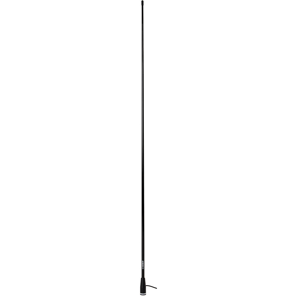 Scout 5' Black VHF Antenna 3dB Nylon Ferrule w/5M RG-58 Coax KS-22 - Deckhand Marine Supply