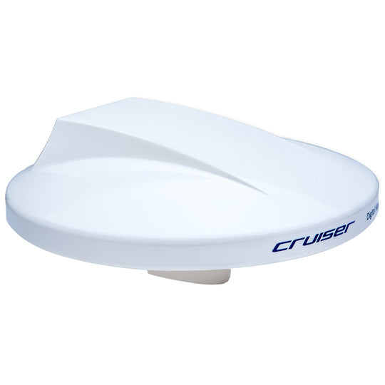 Scout Cruiser 10" White TV Antenna Omnidirectional w/20M, 75 ohms, Cable - Deckhand Marine Supply