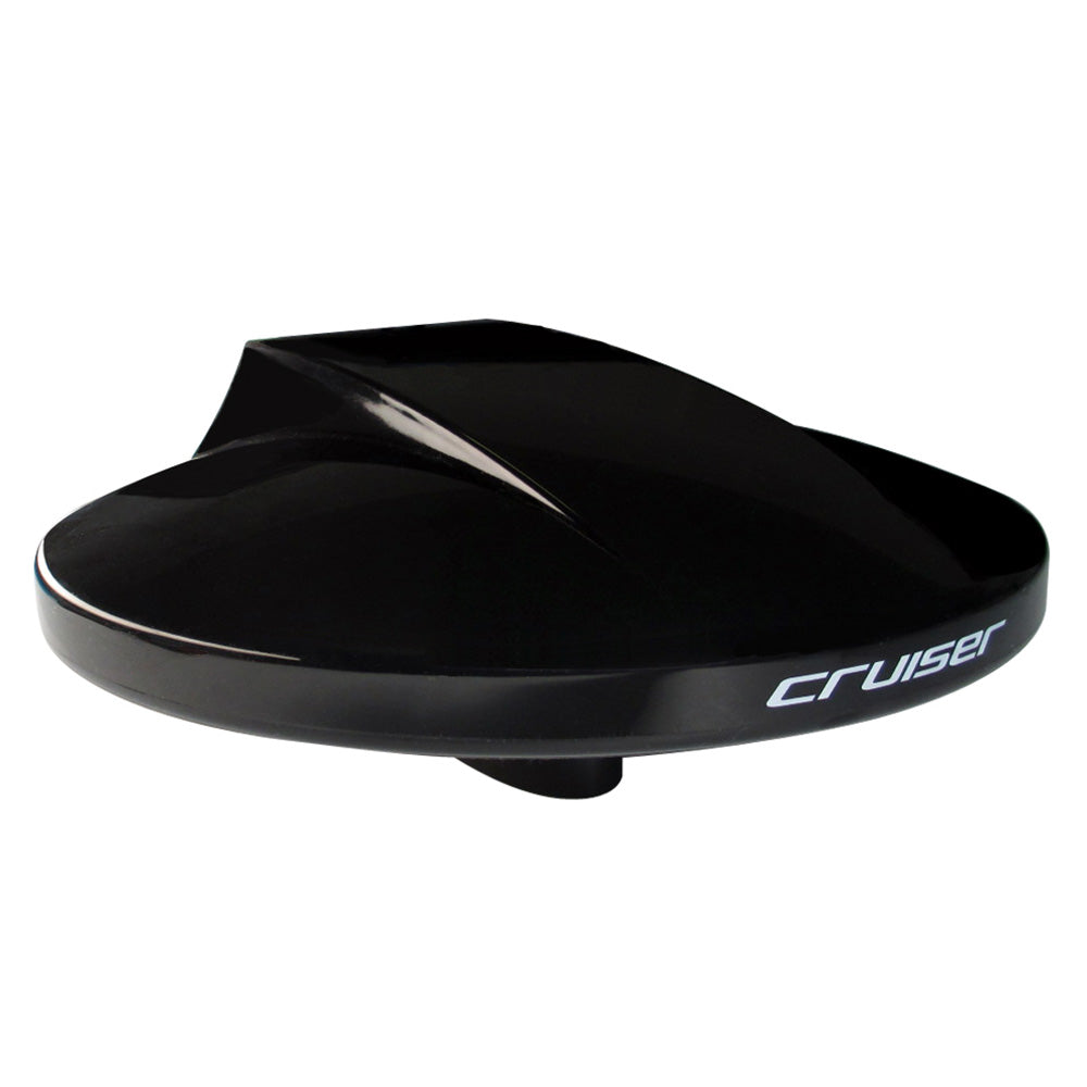 Scout Cruiser 10" Black TV Antenna Omnidirectional w/20M, 75 ohms, Cable - Deckhand Marine Supply