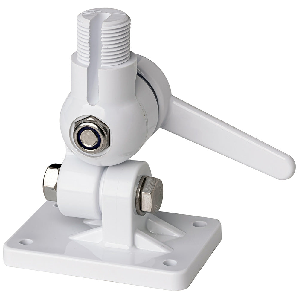 Scout Four-Way Nylon Ratchet Mount - White - Deckhand Marine Supply