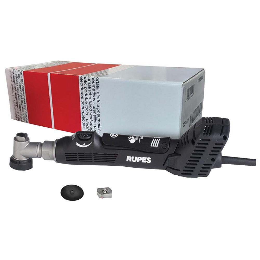 RUPES iBrid Nano Polisher HR81M Long Neck Kit w/3 Different Movements 120V Power Supply - Deckhand Marine Supply