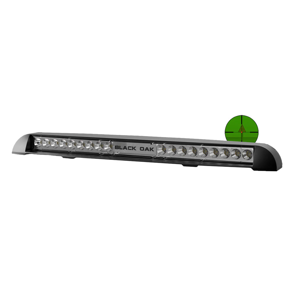 Black Oak Low Pro IR Light Bar - Black Housing - 850nm - Spot - Deckhand Marine Supply