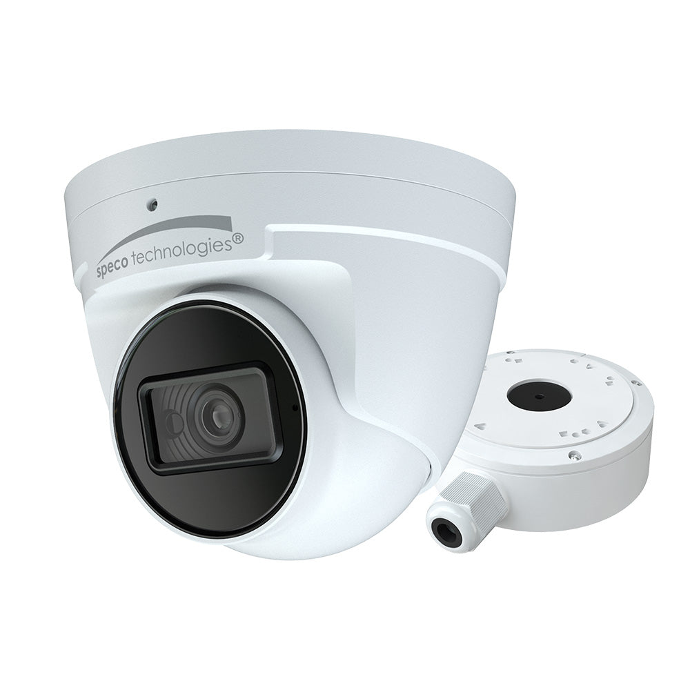 Speco 4MP H.265 IP Turret Camera w/IR  WDR - 2.8mm Lens - White - Deckhand Marine Supply