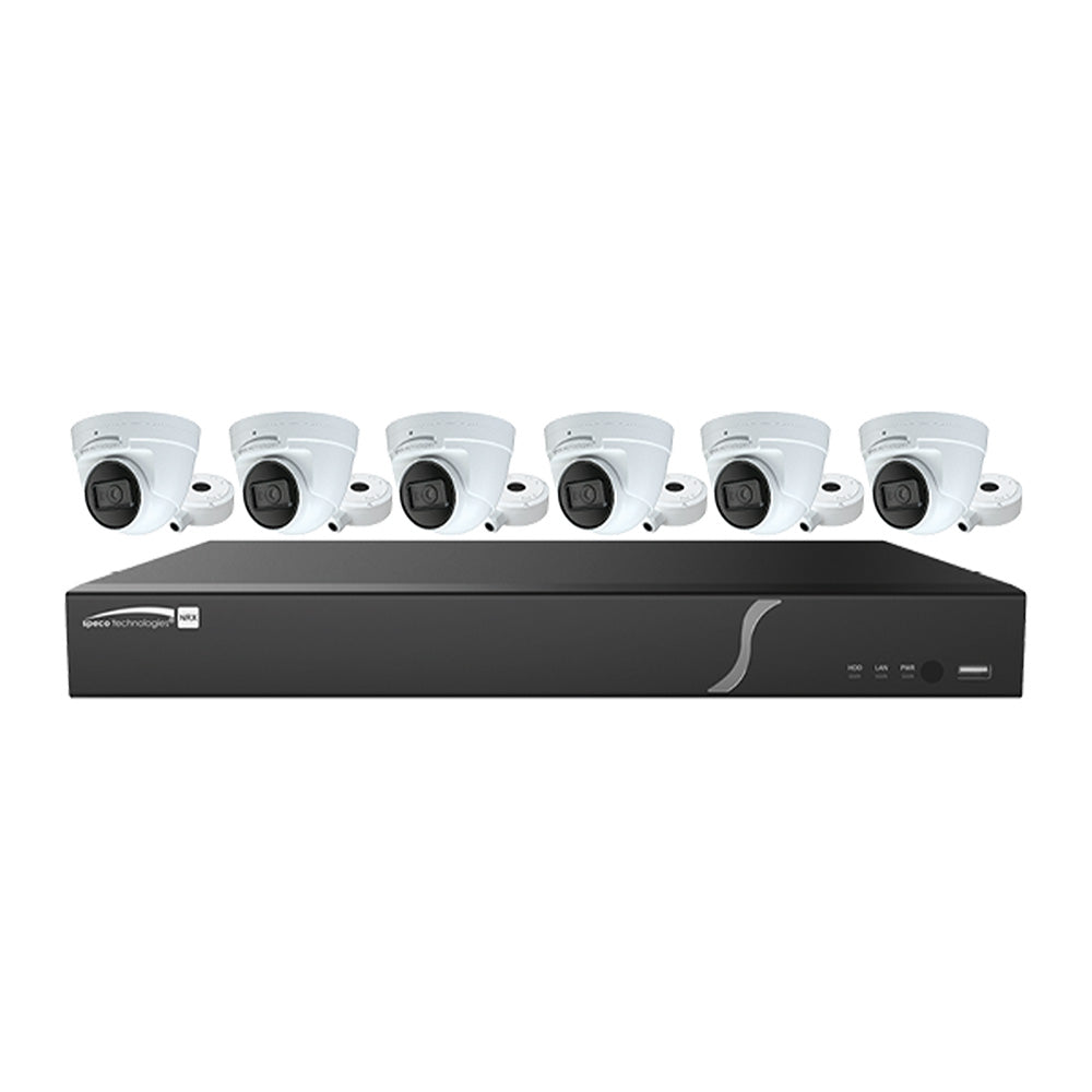 Speco 8 Channel, 2TB Recorder w/6 4MP Turret Cameras - Deckhand Marine Supply