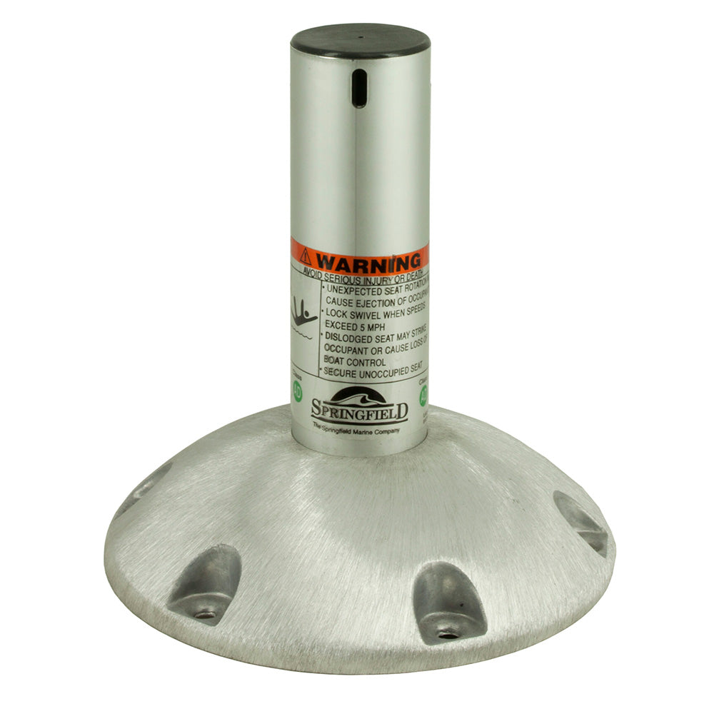 Springfield 2-3/8" Explorer Fixed-Height Locking Pedestal - 9" - Deckhand Marine Supply