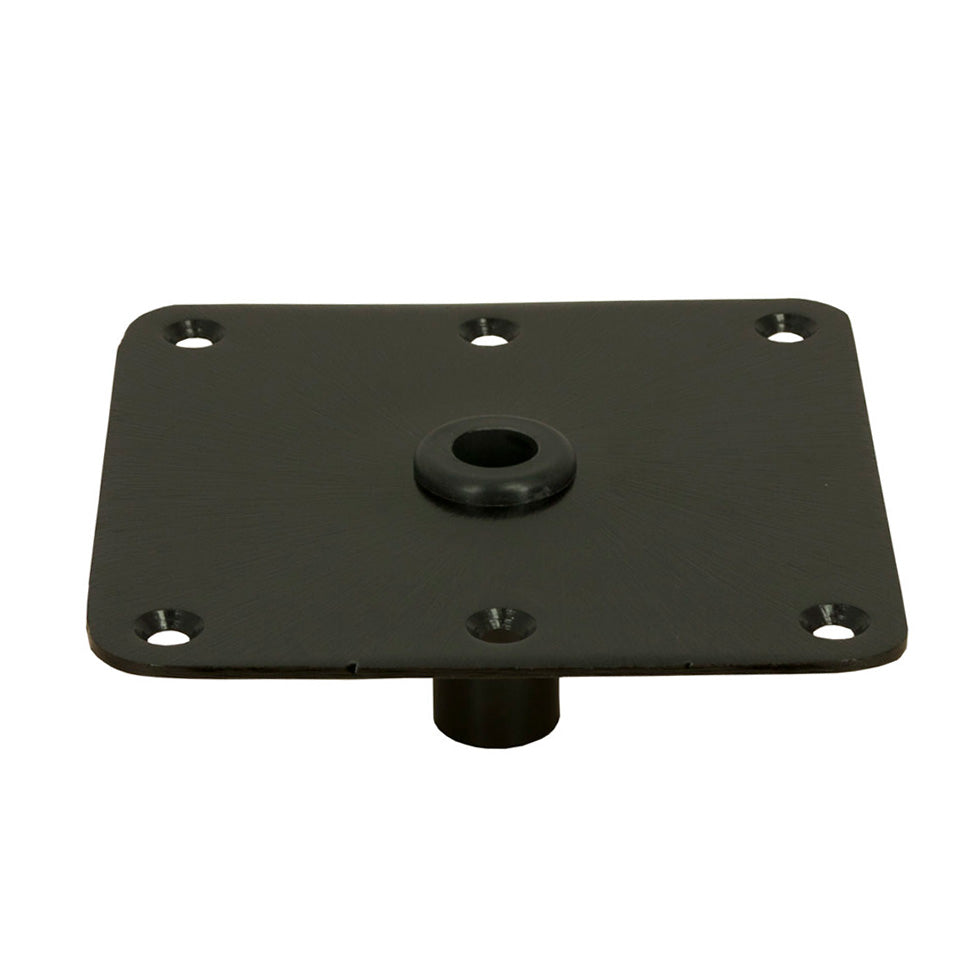 Springfield KingPin Standard Square Steel Base w/Stain E-Coat - 7"x7" - Deckhand Marine Supply