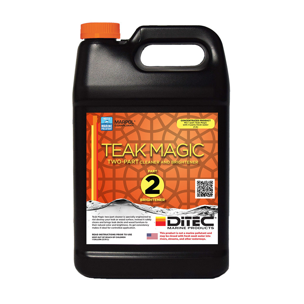 DiTEC Teak Magic: Part 2 - Gallon - Deckhand Marine Supply