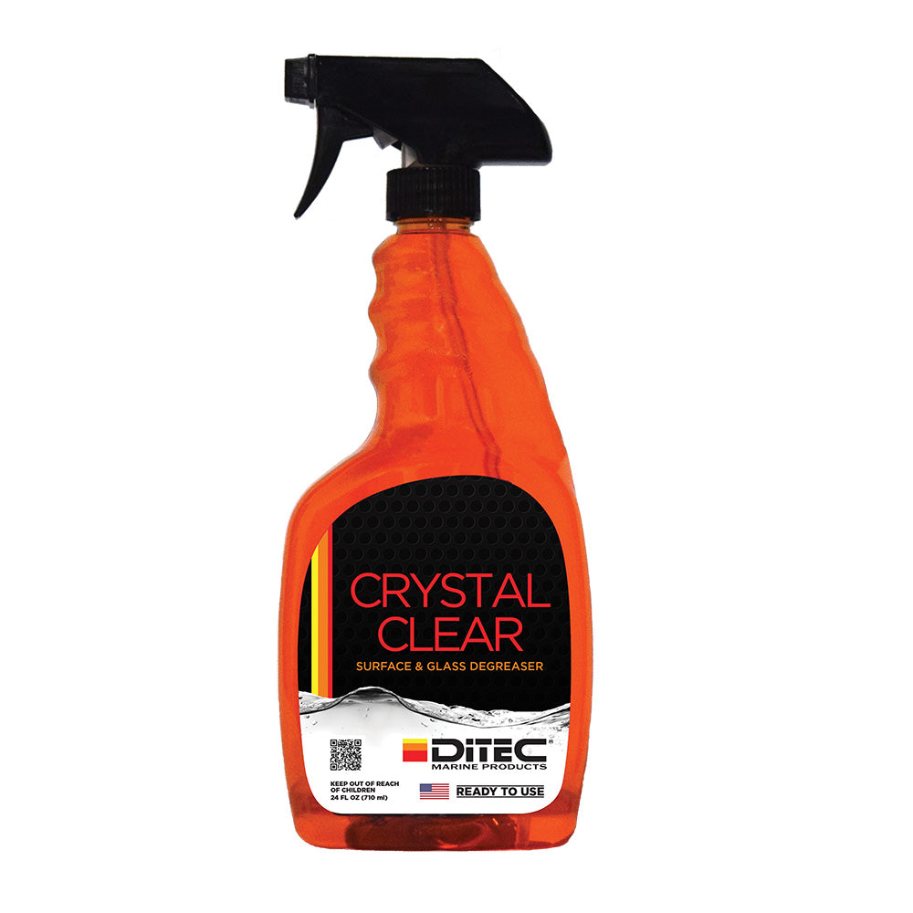 DiTEC Crystal Clear - Spray Bottle - 24oz - Deckhand Marine Supply