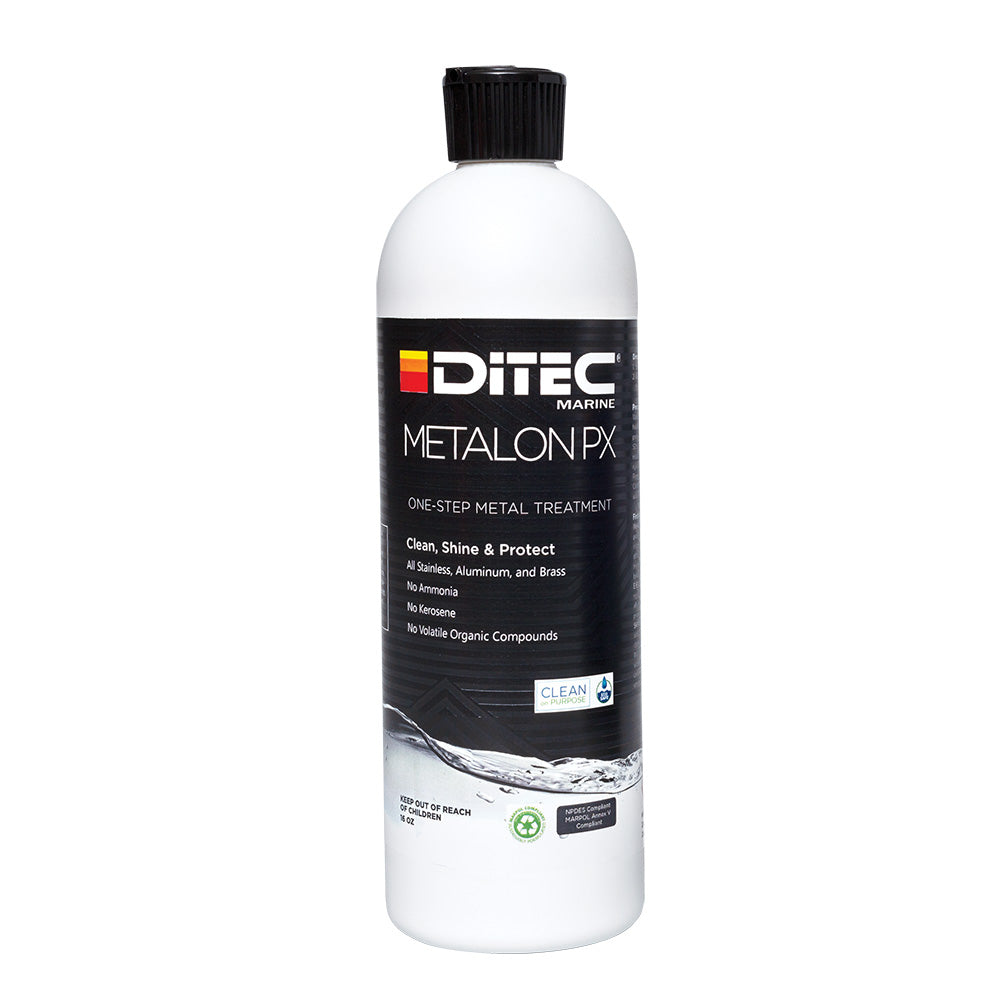 DiTEC METALON PX Multi Surface Metal Cleaner  Polish - 8oz - Deckhand Marine Supply
