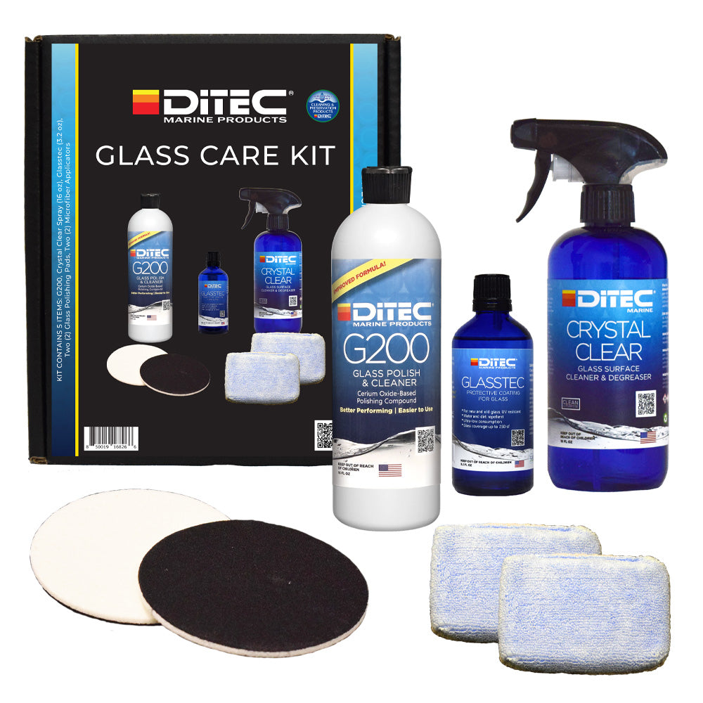 DiTEC Marine Glass Care Kit - Deckhand Marine Supply