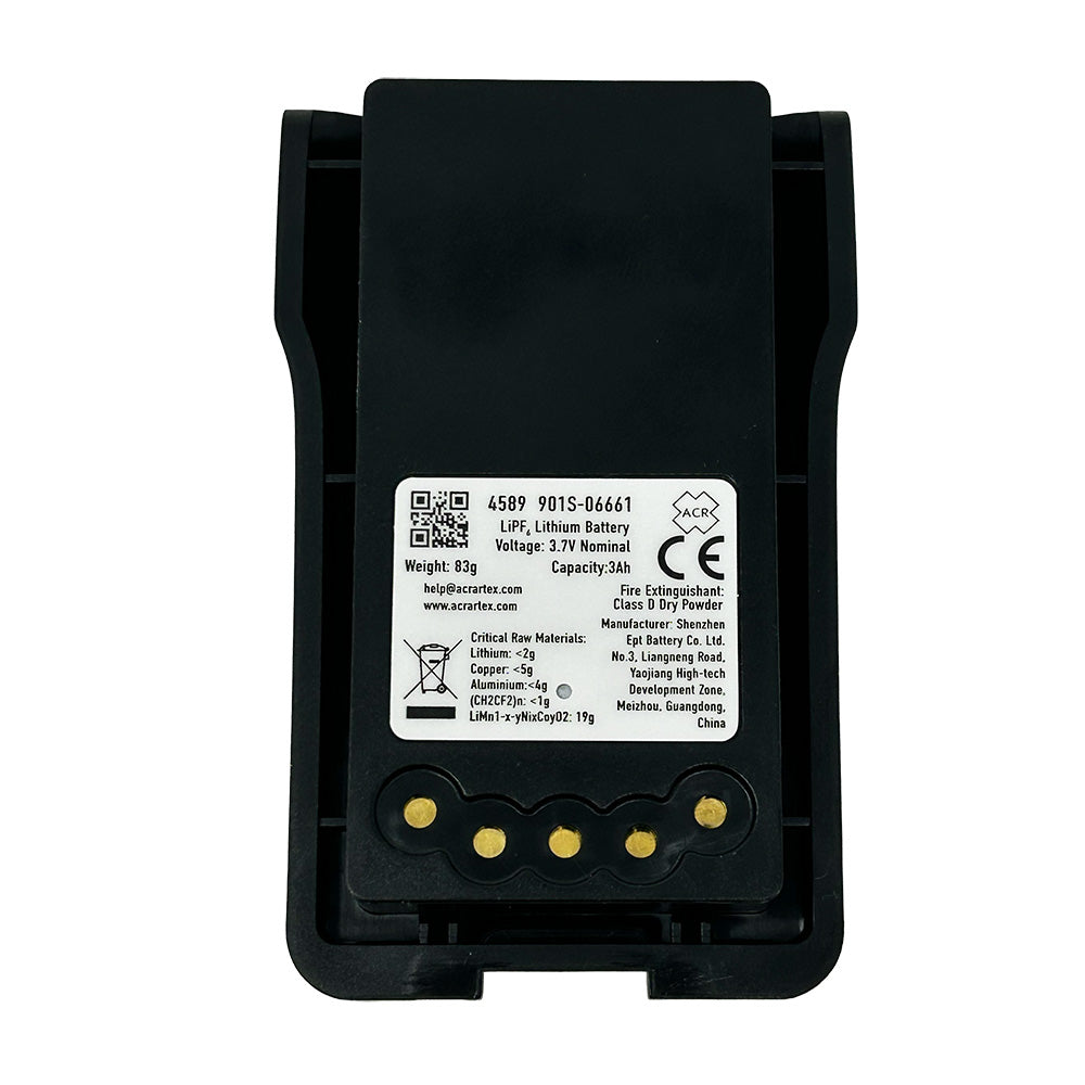 ACR RB16V Rechargeable Lithium-Ion Battery - Deckhand Marine Supply