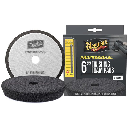 Meguiar's Professional 6" Foam Finishing Pads *2-Pack - Deckhand Marine Supply