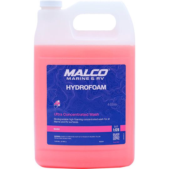 Malco HydroFoam Ultra Concentrated Boat Wash - 1 Gallon - Deckhand Marine Supply