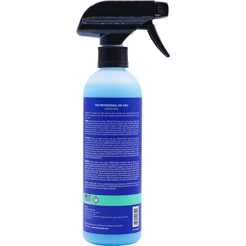 Malco Express Shine SiO2 Detail Spray - 16oz - Deckhand Marine Supply