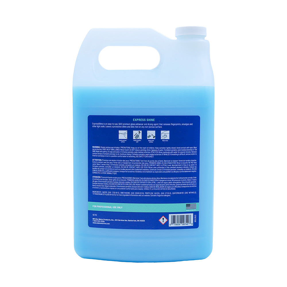 Malco Express Shine SiO2 Detail Spray - 1 Gallon - Deckhand Marine Supply