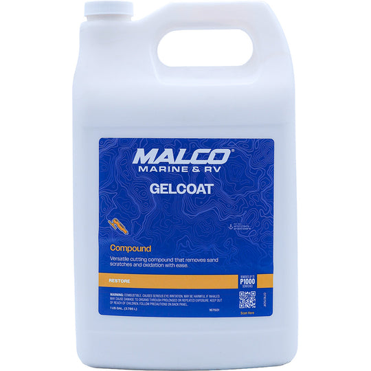 Malco Gel Coat Compound - 1 Gallon - Deckhand Marine Supply
