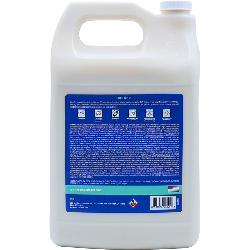 Malco ShieldPro UV Crme Wax - 1 Gallon - Deckhand Marine Supply