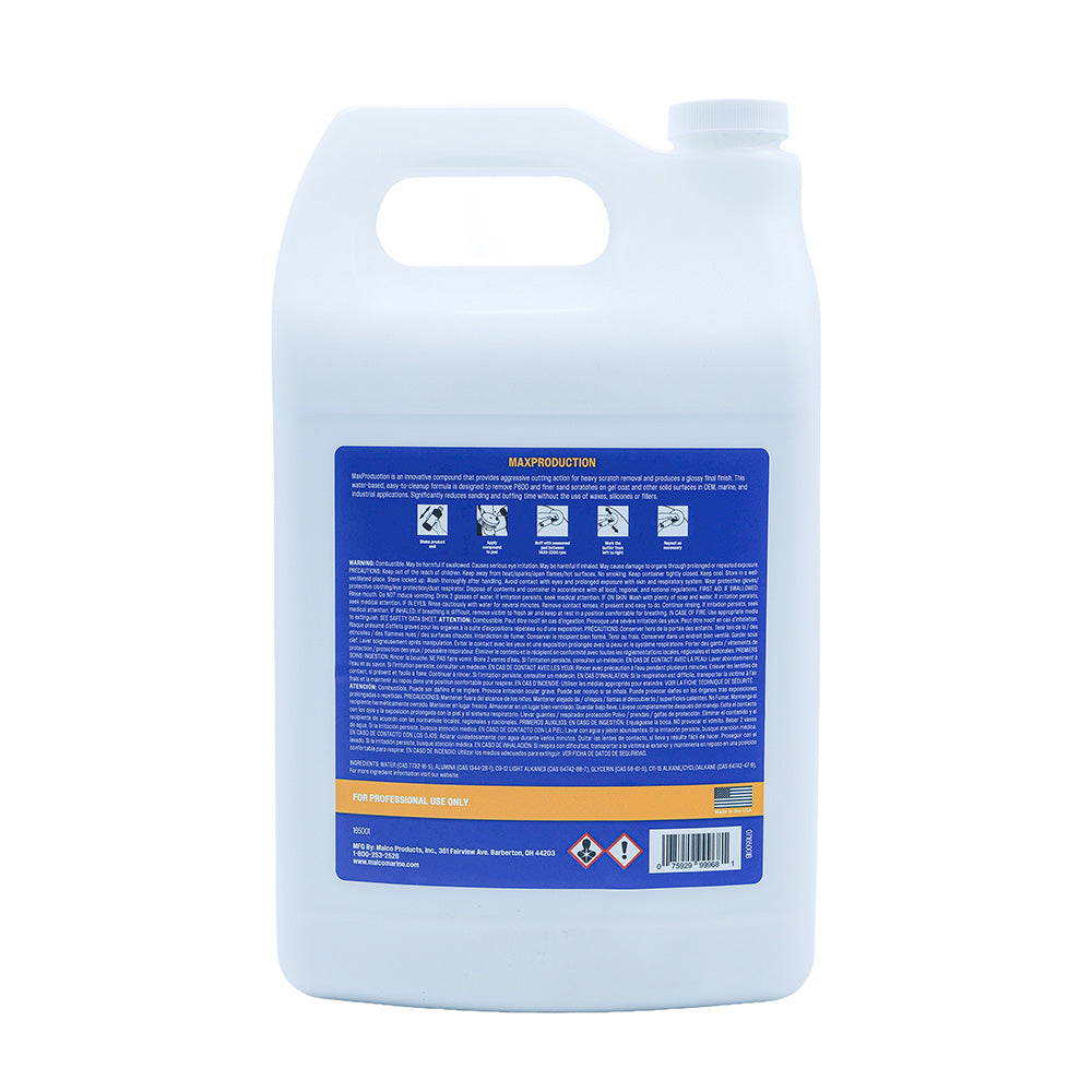 Malco MaxProduction Compound - 1 Gallon - Deckhand Marine Supply