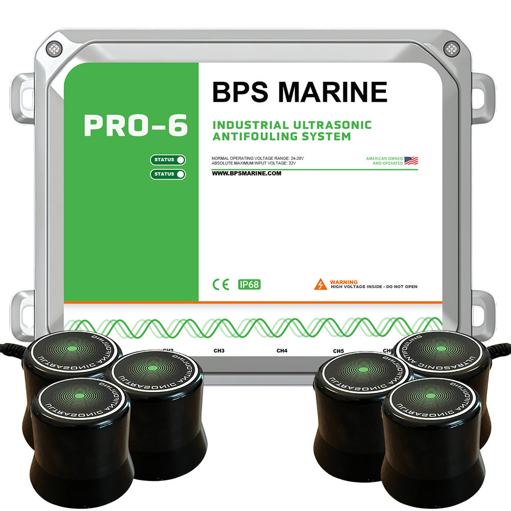 BPS Marine PRO-6 6-Transducer Ultrasonic Antifouling System - 24VDC - Deckhand Marine Supply