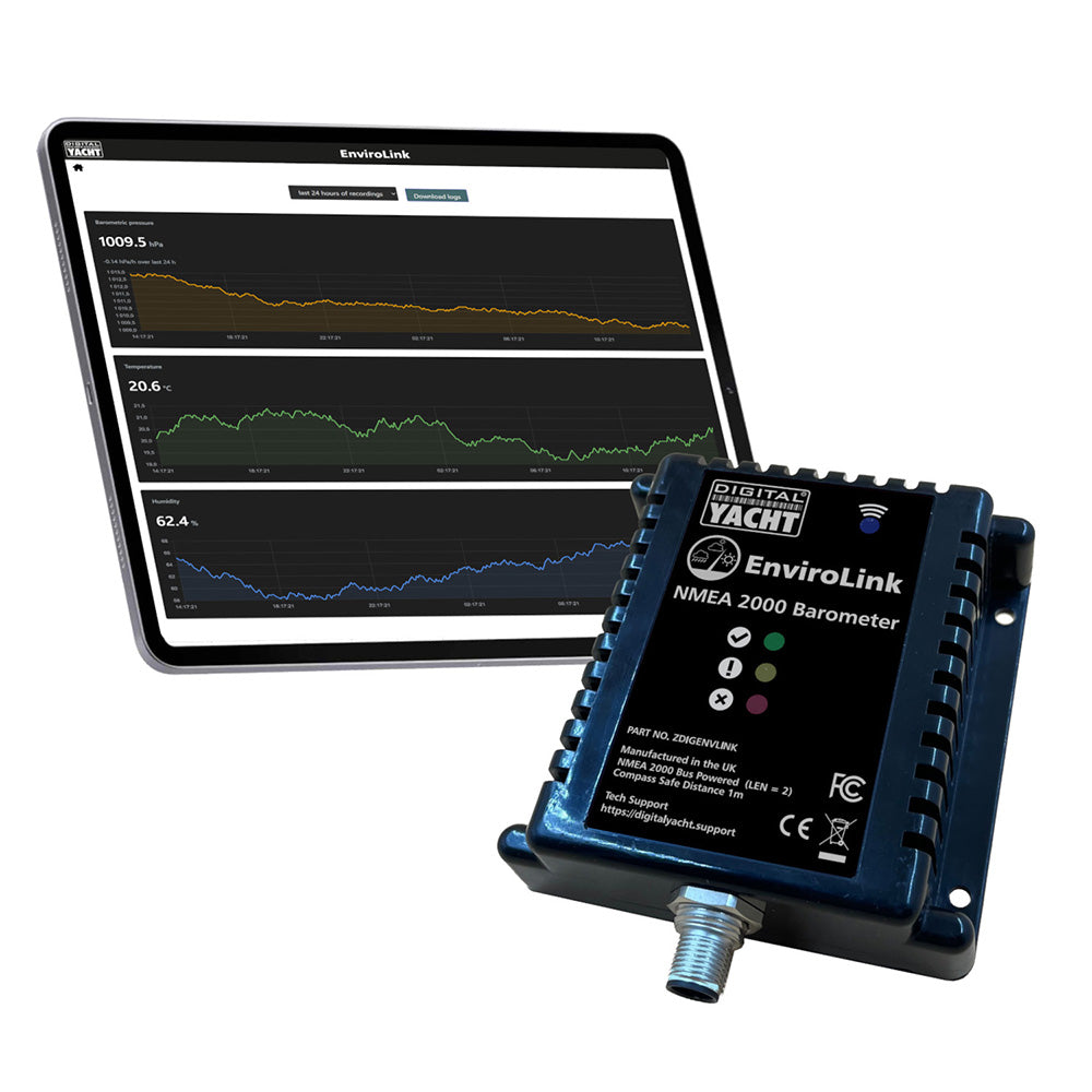 Digital Yacht EnvironLINK NMEA 2000 Temperature/Humidity - Deckhand Marine Supply
