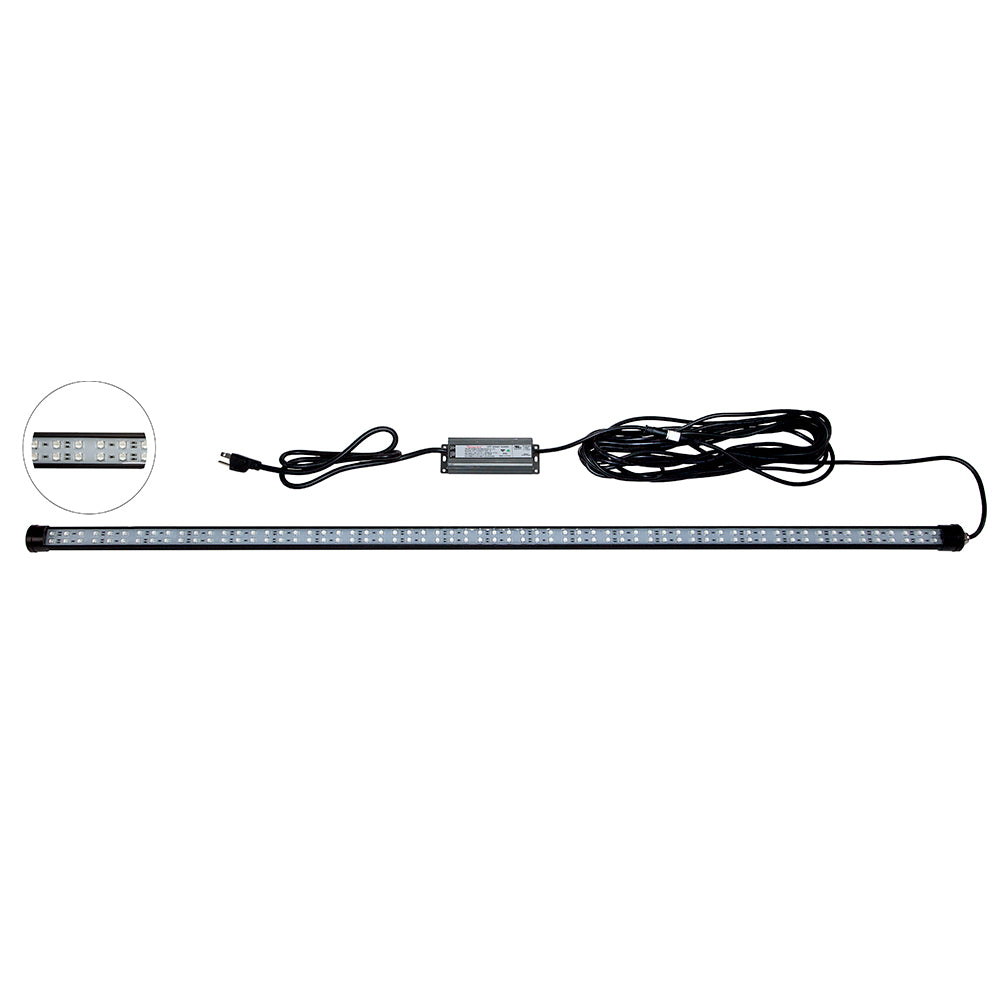 Hydro Glow 4' LED DockMaster 2000K Amber LED 120V - Deckhand Marine Supply