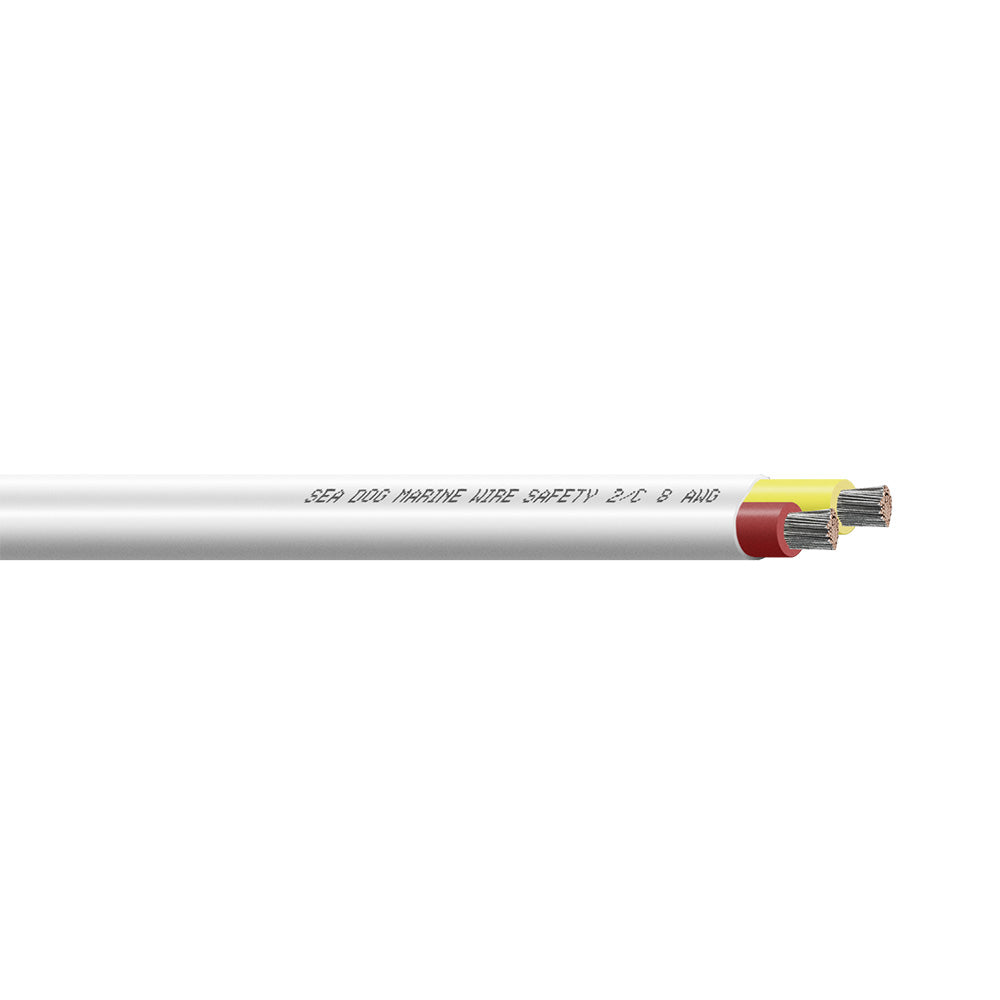 Sea-Dog 8/2 AWG Flat Duplex Safety Wire Red/Yellow - 500' - Deckhand Marine Supply