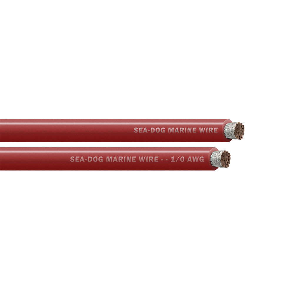 Sea-Dog 1/0 AWG Red Battery Cable - 250' - Deckhand Marine Supply