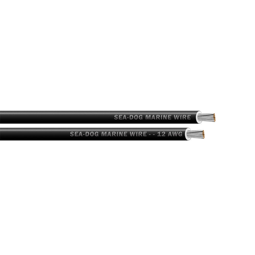 Sea-Dog 12 AWG Black Primary Wire - 250' - Deckhand Marine Supply