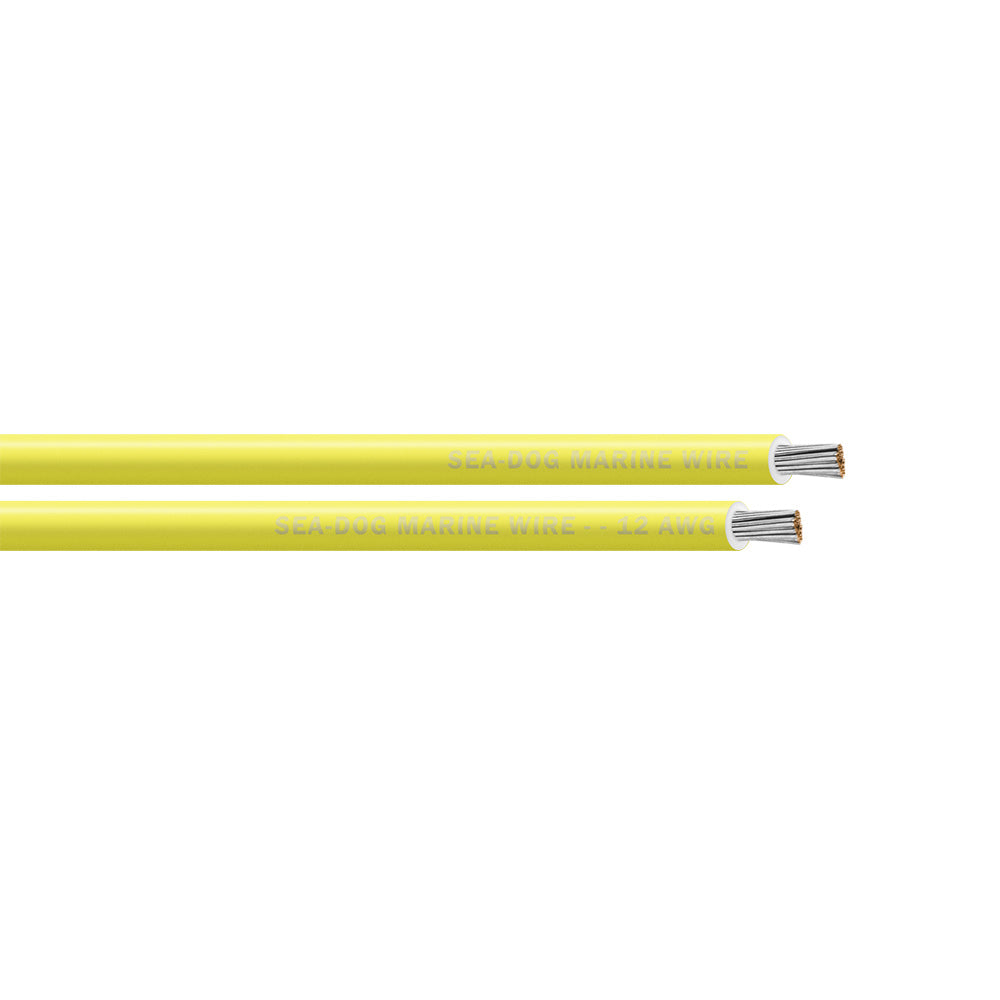 Sea-Dog 12 AWG Yellow Primary Wire - 250' - Deckhand Marine Supply